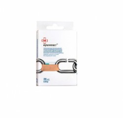 Лейкопластырь бактерицидный Мультипласт сильная фиксация мини (1.9смx7.2см) 20 шт.