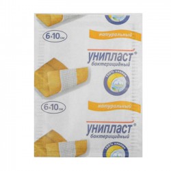 Лейкопластырь бактерицидный Унипласт натуральный р. 6смх10см 1 шт.